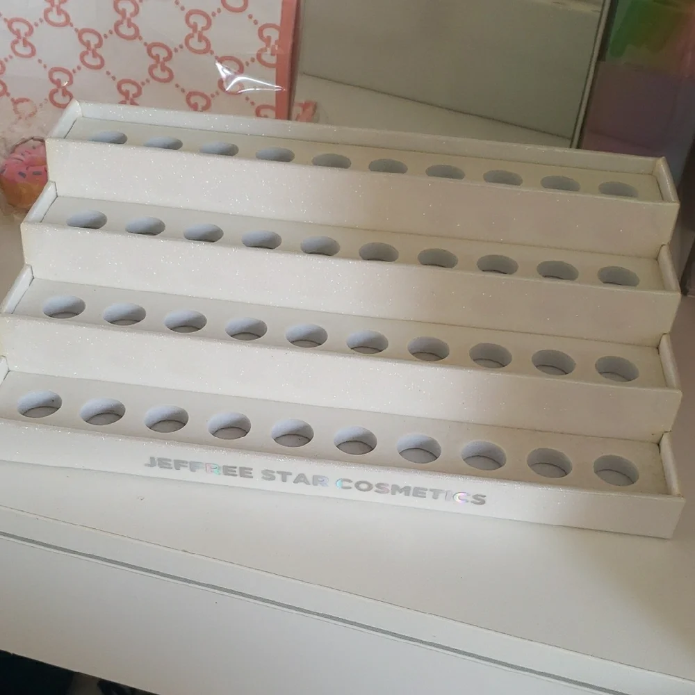 Jeffree Star Glitter White Makeup Organizer